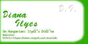 diana ilyes business card